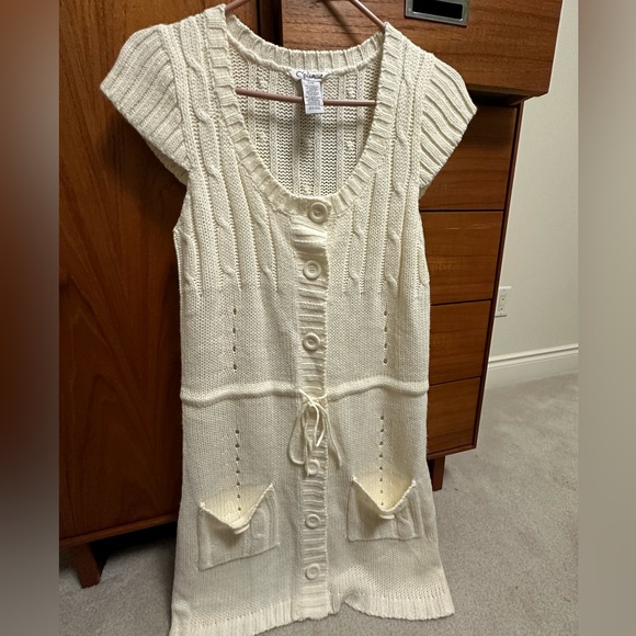 RED PAINT Ivory Sweater Jacket - Picture 1 of 2